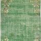 One-of-a-kind turkish handwoven vintage rug - rustic vintage charm 202x 126 cm