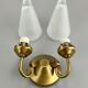60s 70s Lamp Light Wall Lamp Wall Sconce Honsel Glass Space Age Design