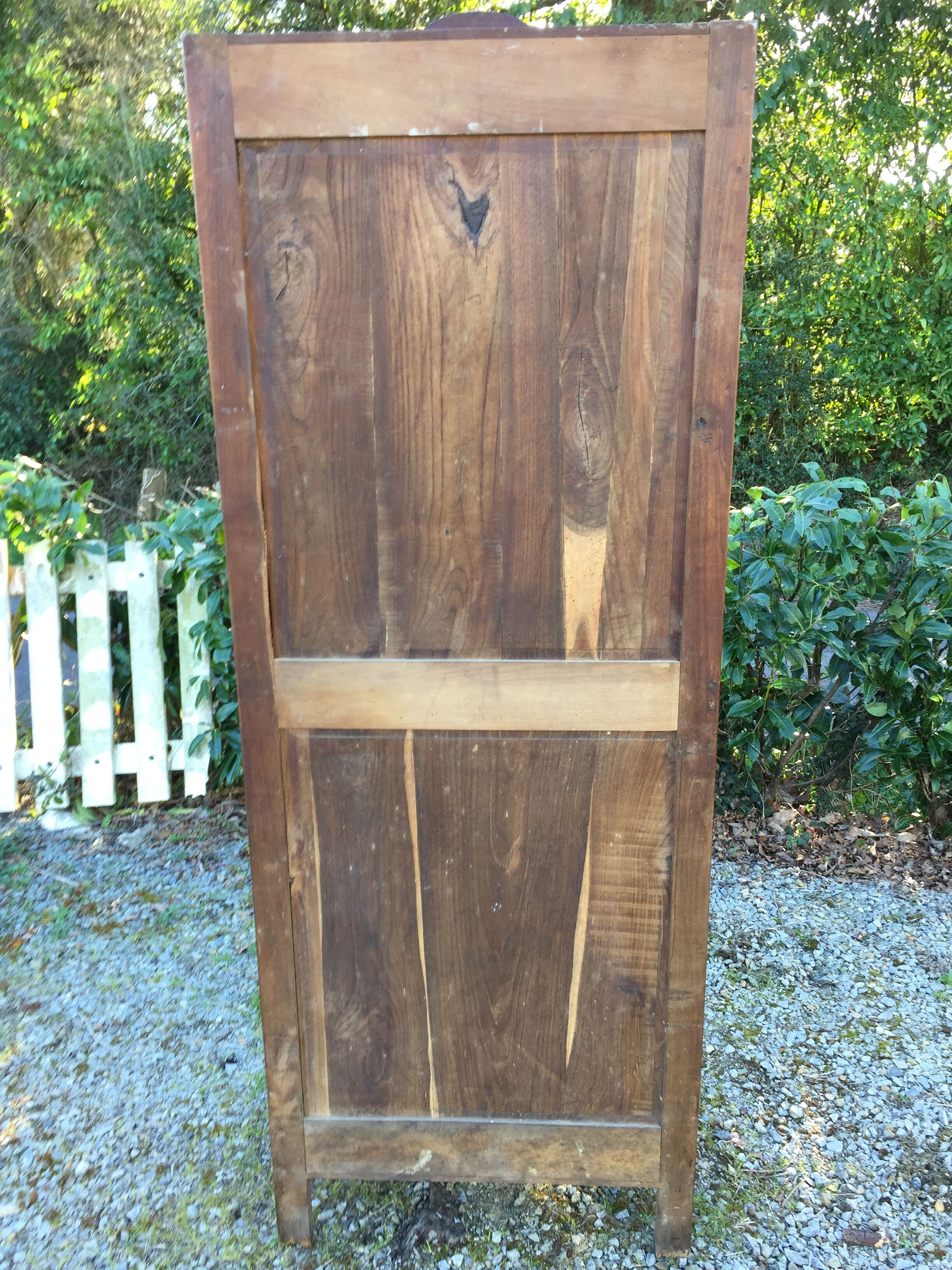 Vintage mesh cabinet in solid oak rococo period 1930