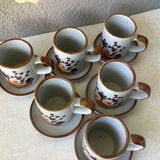 Peasant stoneware cups from Japan