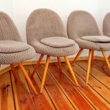Set of 4 chairs by Miroslav Navratil, Czechoslovakia, 1960s