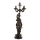 Antique bronze candelabrum Europe 20th Century