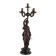 Antique bronze candelabrum Europe 20th Century