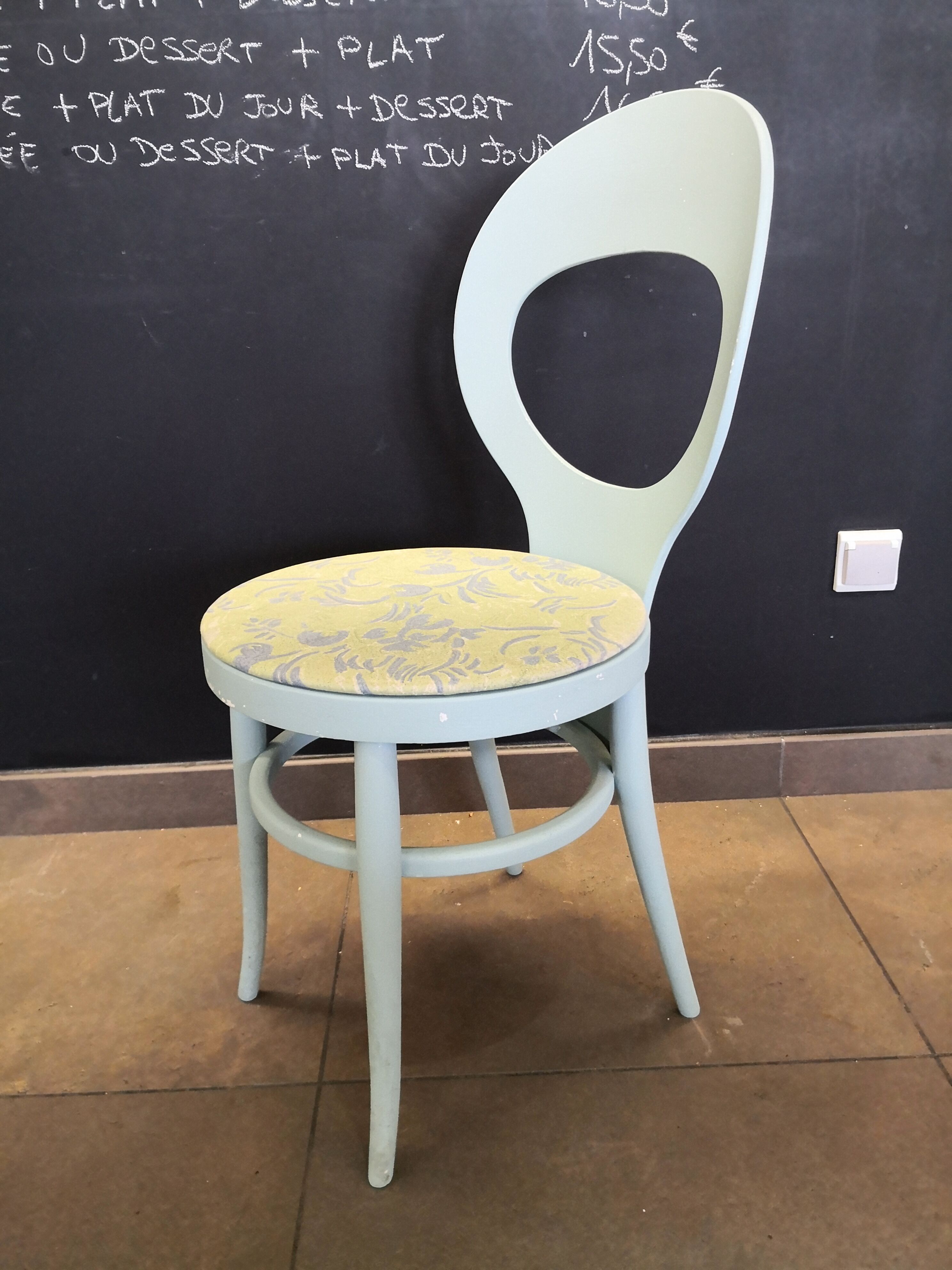 3 Bauman model bistro chairs seagull