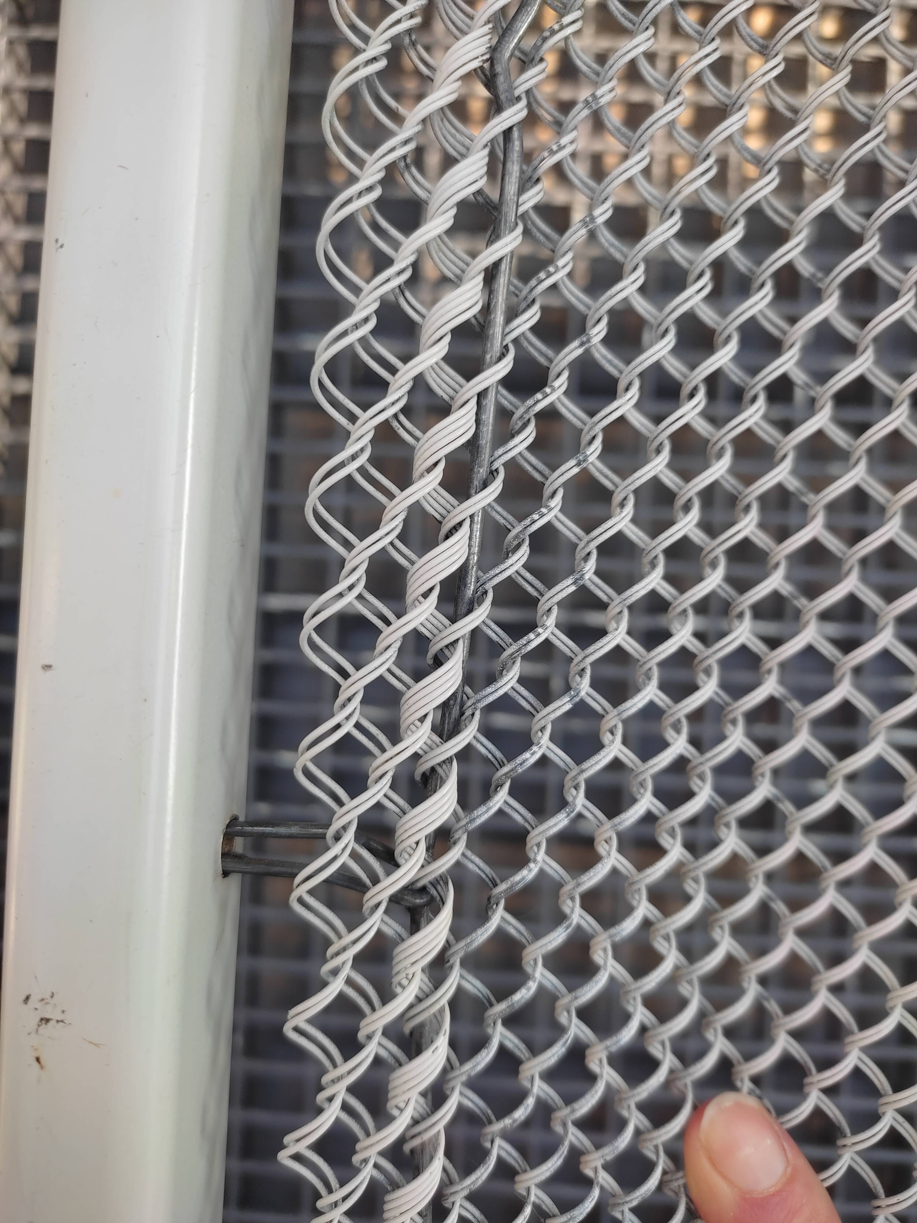 1-seater bed in gilded metal