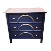 Commode 3 tiroirs en bois relookée
