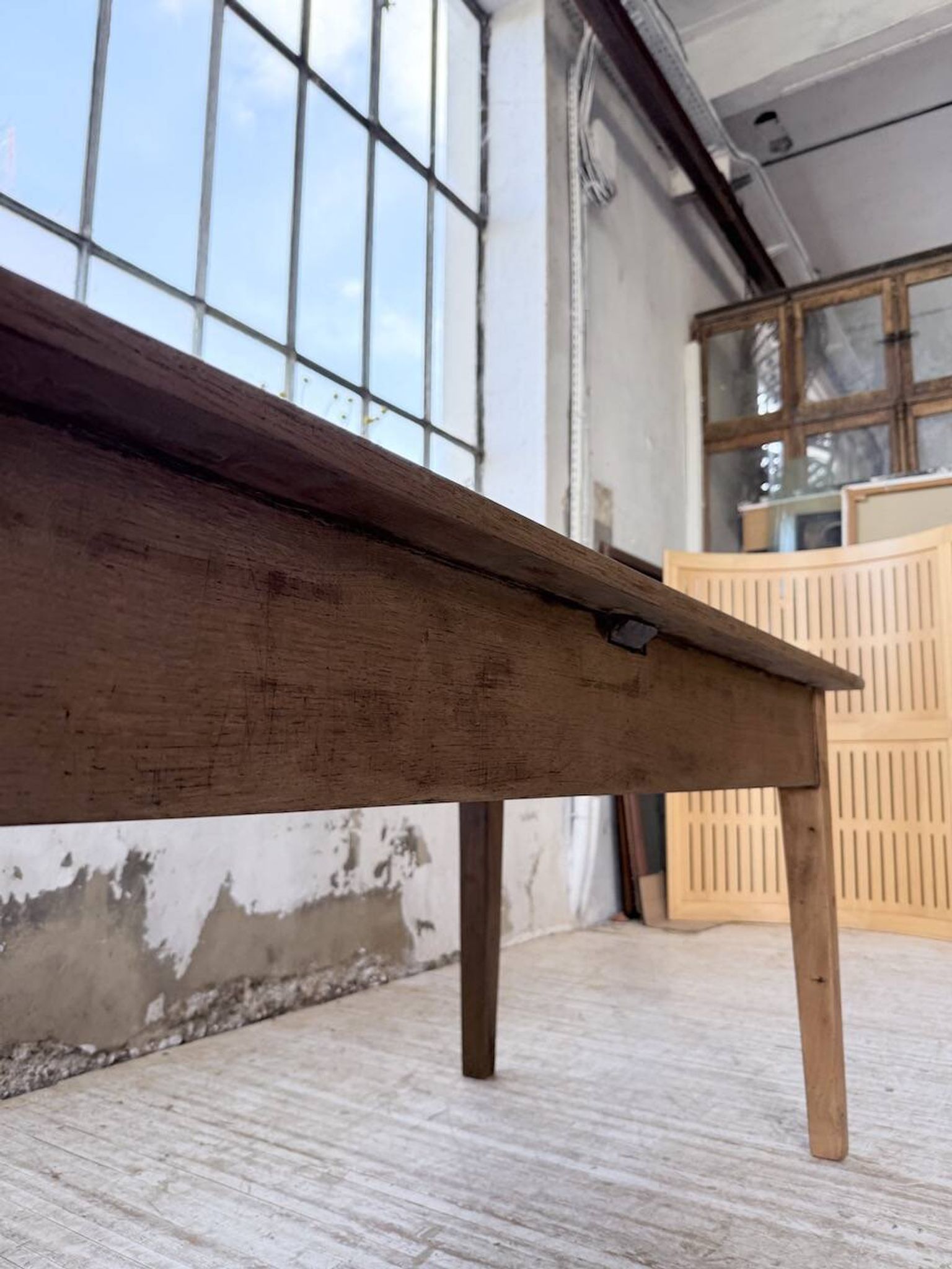 XL oak farmhouse table 1950 235cm