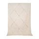 Berber carpet beni ouarain ecru with black lines 304 x 216 cm