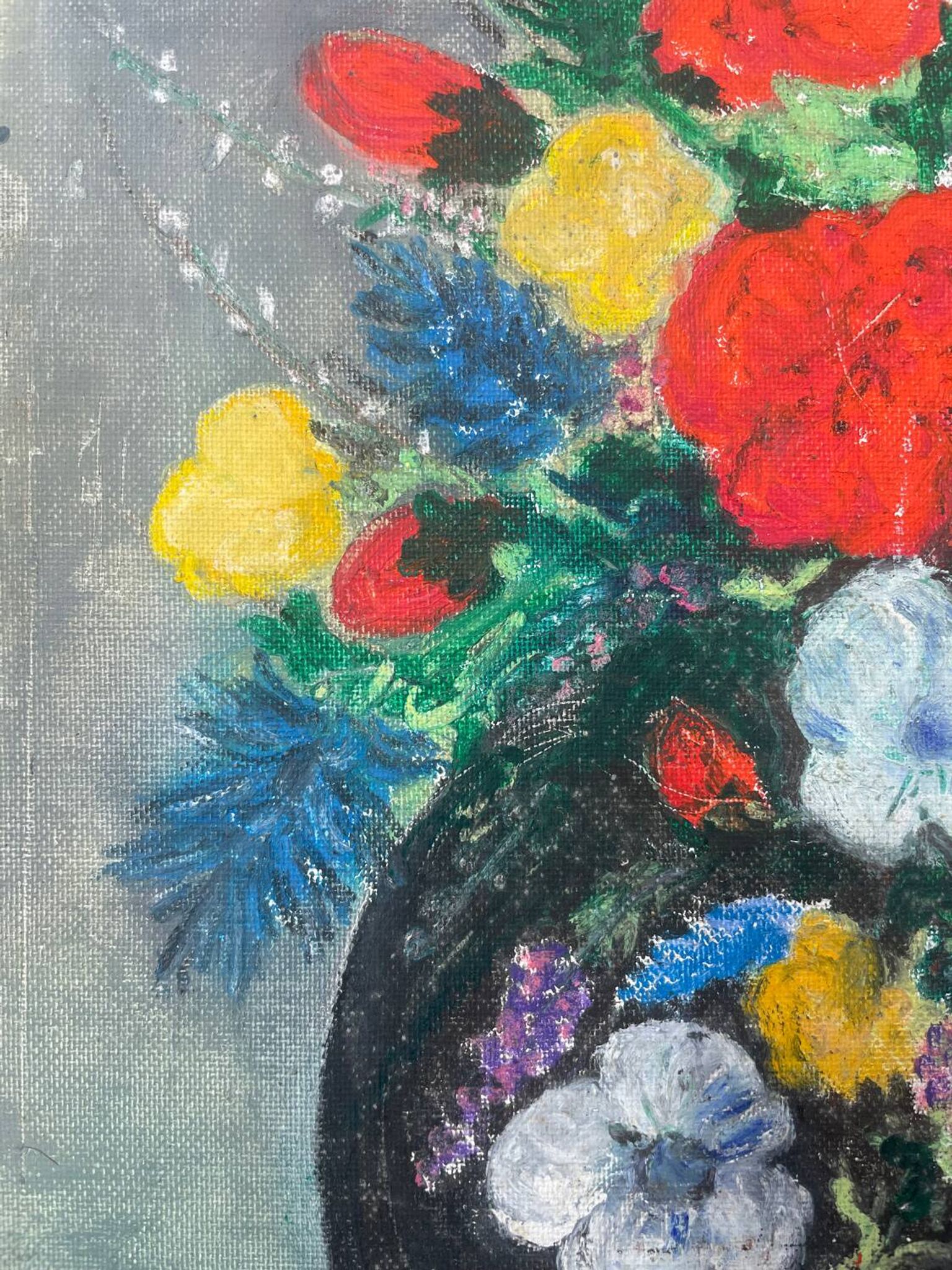 Flower bouquet painting