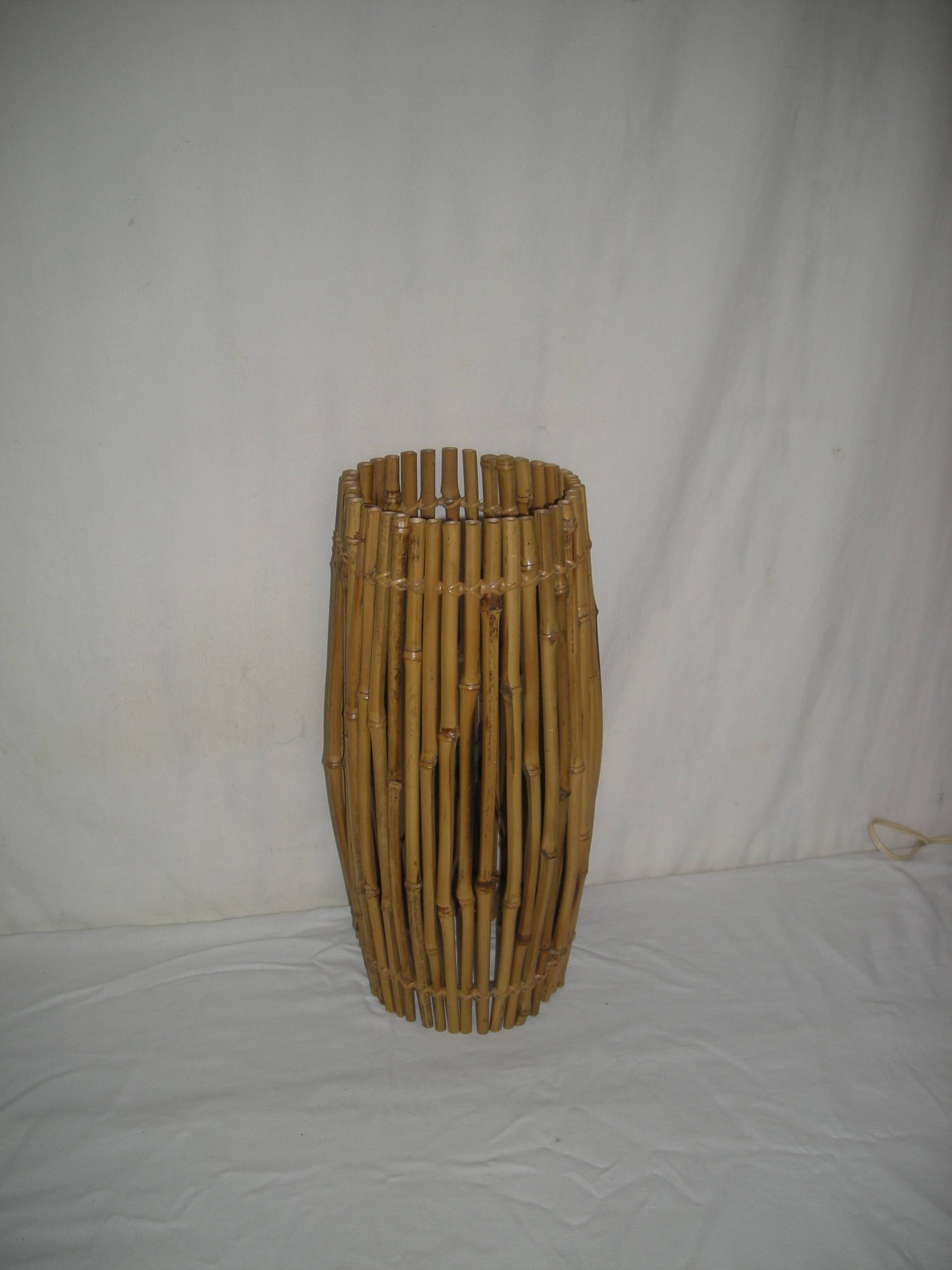 Bamboo lamp from the 50s - 60s