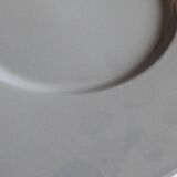 Set of 8 anthracite gray presentation plates from Christofle Paris