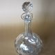 vintage carafe, crystal wine carafe, decanter, bar