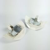 Space age wall lights, 1980, set of 2