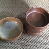 Set de 5 assiettes en grès