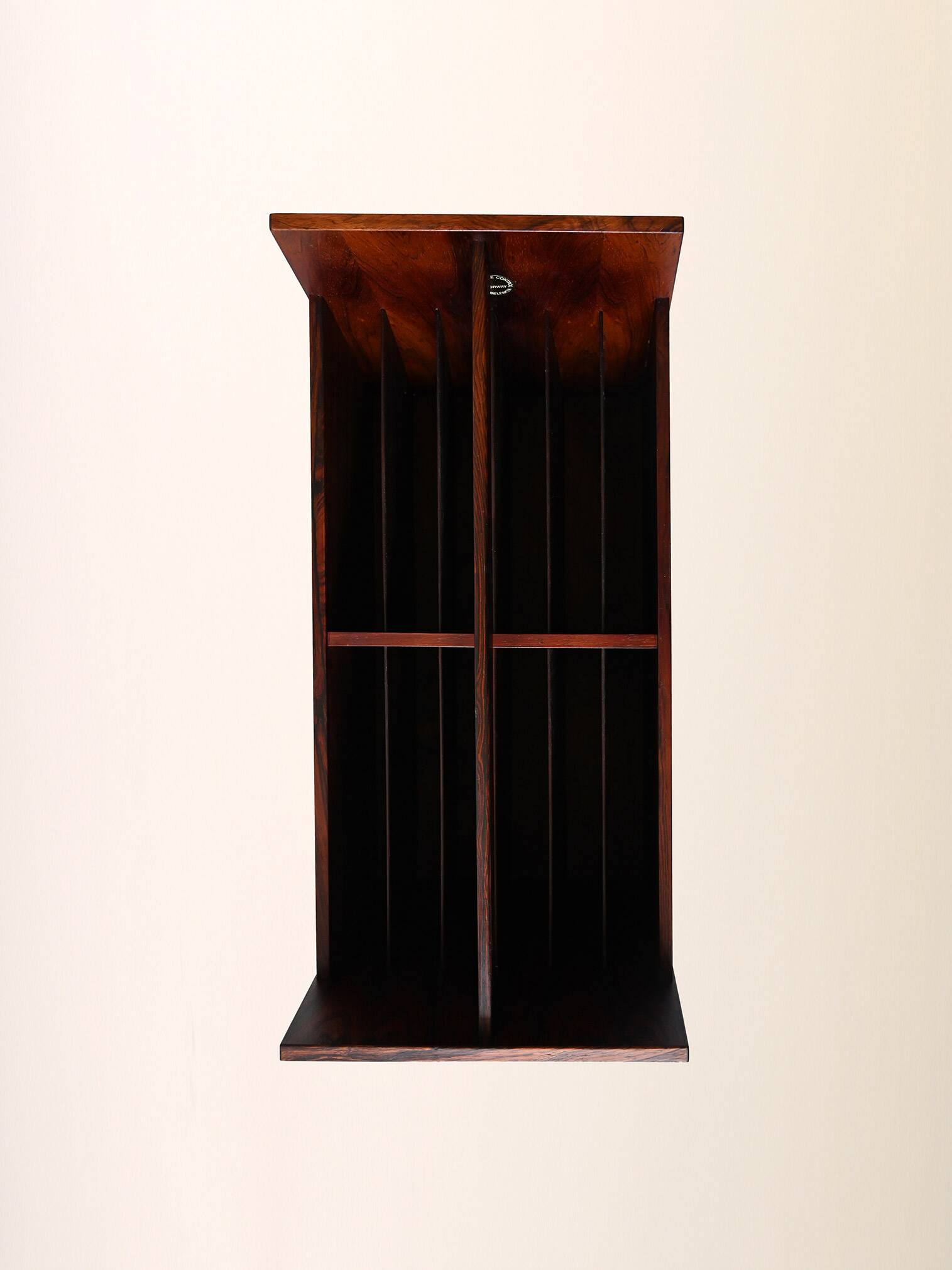 1960s Scandinavian Rosewood Magazine Rack