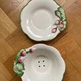 Fg Radish Barbotine Drainer Bowl