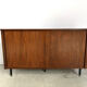 Mid century tambour door cabinet, 1960s