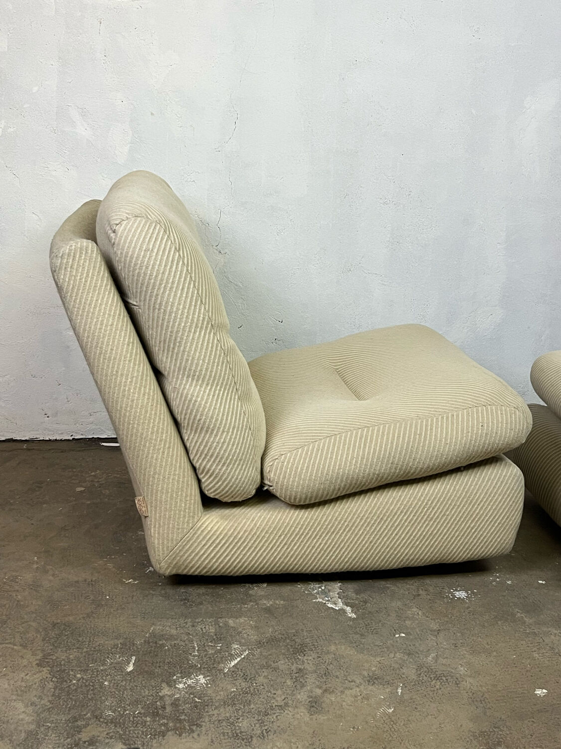 Paire de chauffeuses Michel Ducaroy, Ligne Roset 1970