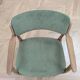 Vintage Erik Buch chair pair - oak & velvet