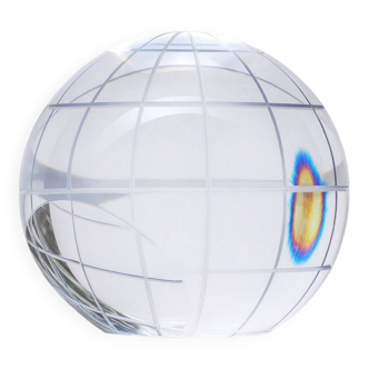 Vintage Decorative Glass Sphere, 1970s