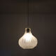 1960s Frosted glass hanging lamp from Austria