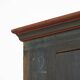Rustic Farmhouse Folk Art Painted Bridal Cabinet