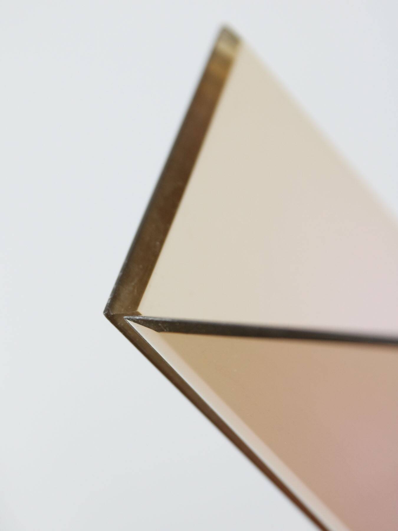 Italian Smoked Plexiglas Sconce for Guzzini, 1970s