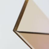 Italian Smoked Plexiglas Sconce for Guzzini, 1970s