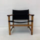 Mid-century desgn safari chair by Hyllinge Møbler Denmark , 1970’s