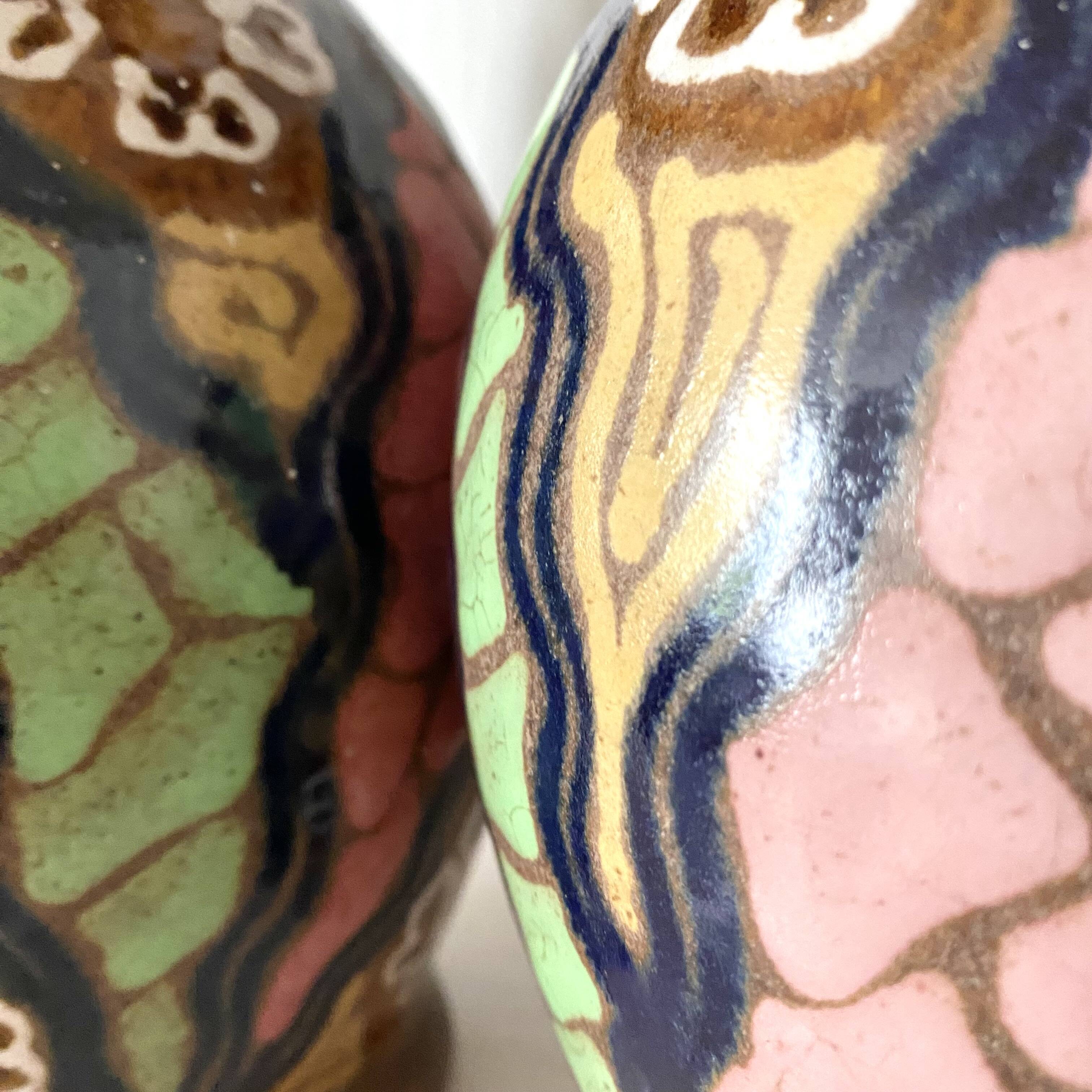 Pair of Carl Gebauer Germany vases, ceramic, 1930s