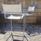Italy 70's 2 leather bar stools