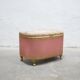 Coffre banquette vintage en bois