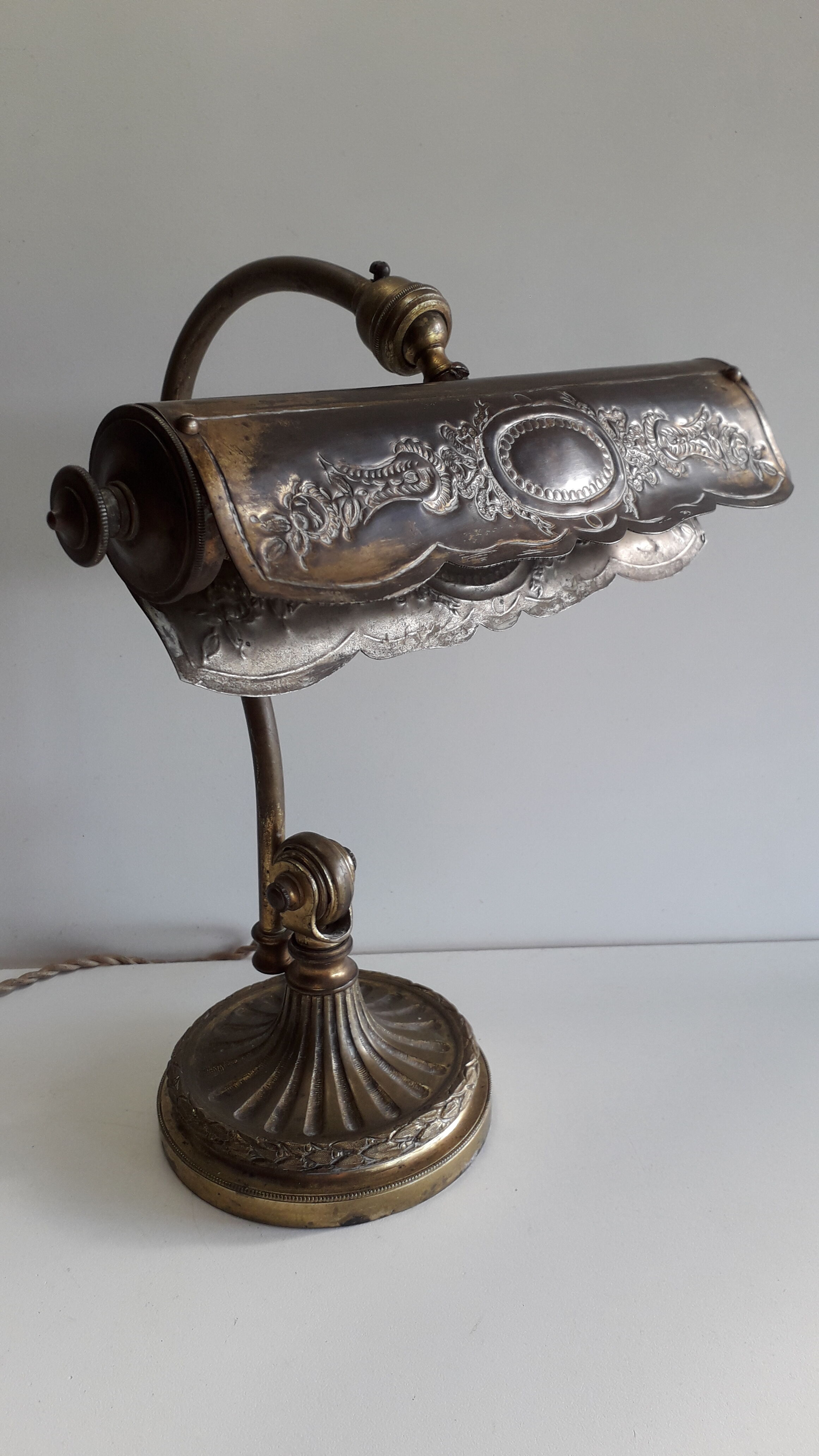 Brass bronze desk lamp