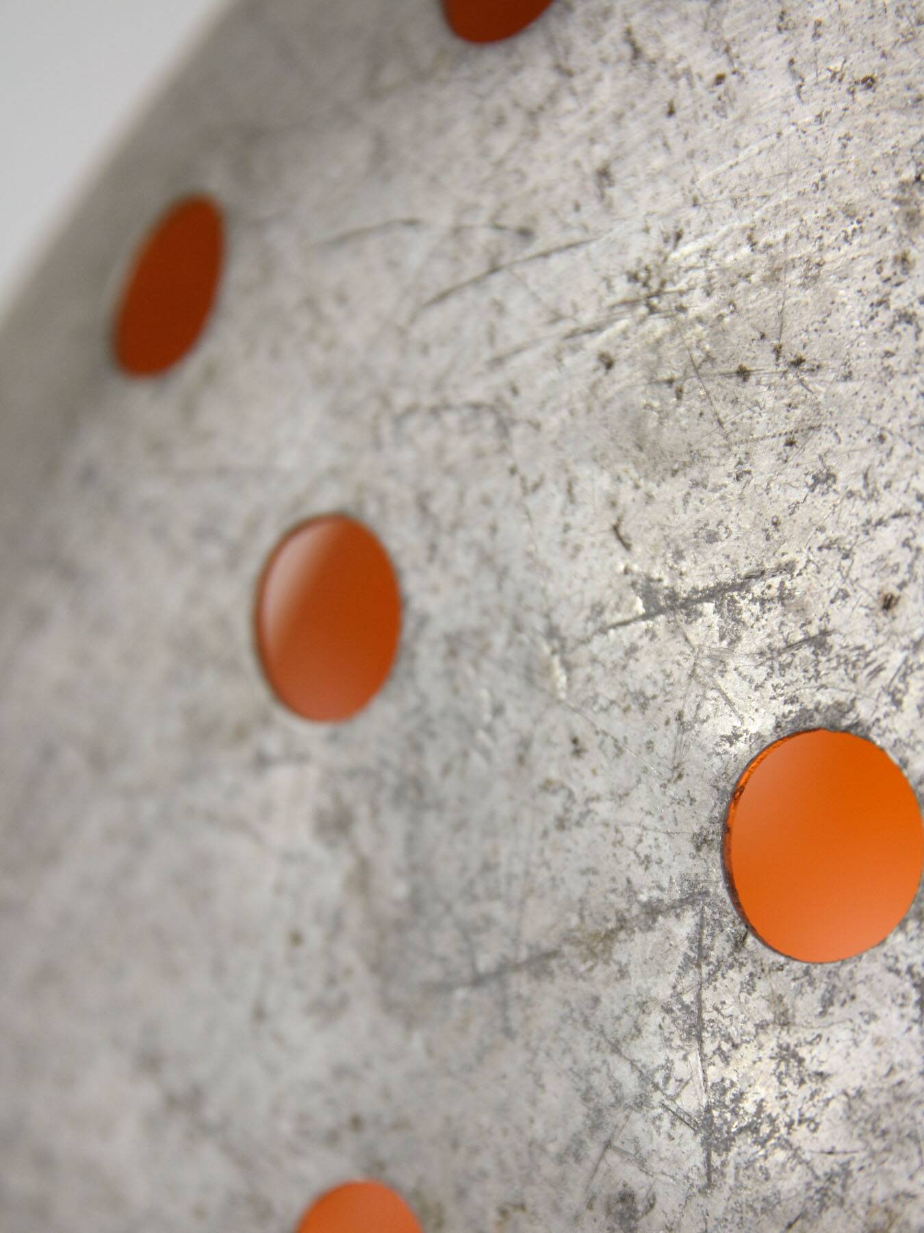 Mid-century Italian Perforated Metal Wall Lamp