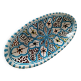 Moroccan glazed ceramic dish, Safi craftsmanship style