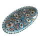 Moroccan glazed ceramic dish, Safi craftsmanship style