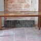 1960s geometric tiled brutalist coffee table by Jean Gregorieff