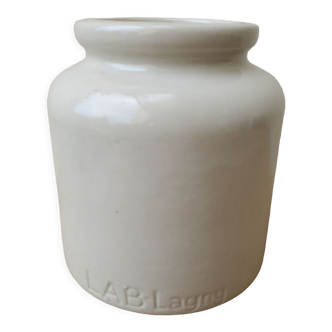 Mustard pot in stoneware LAB Lagny