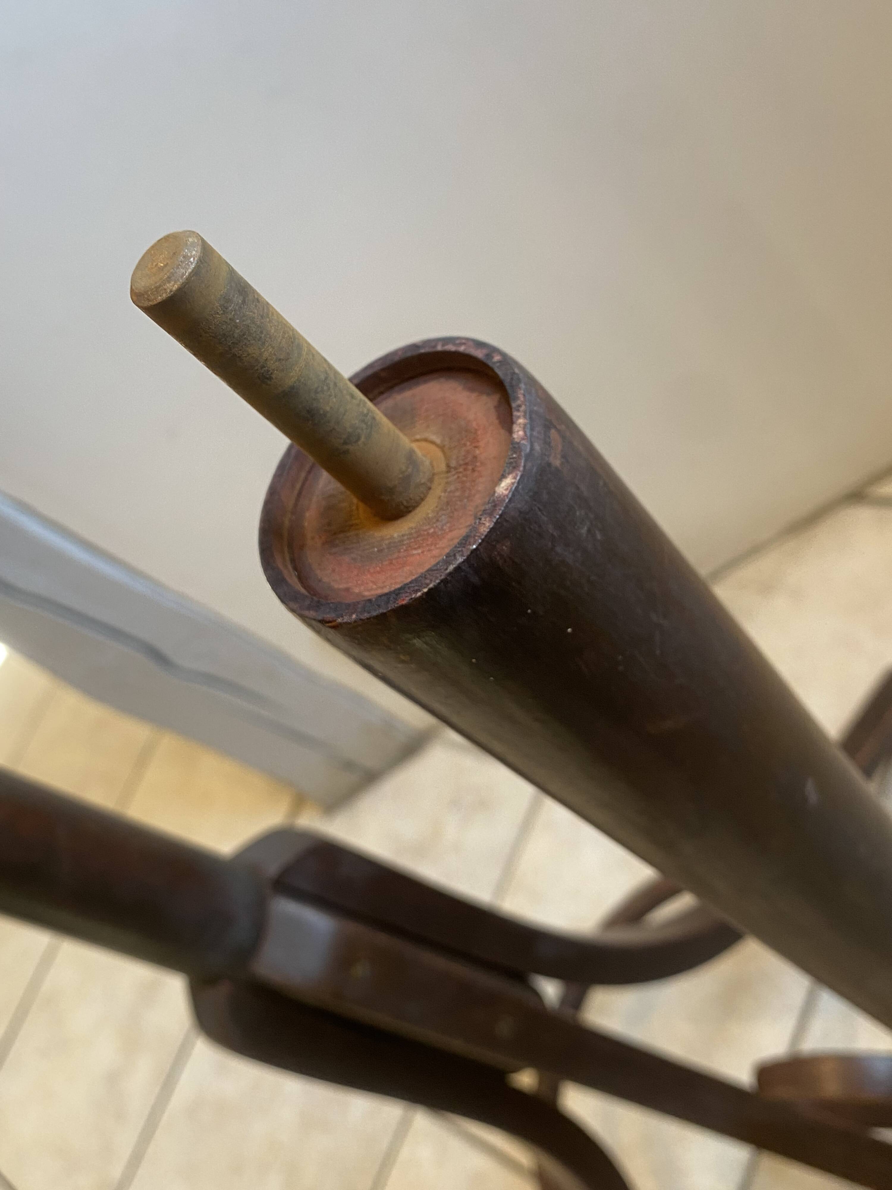 Porte manteau perroquet pivotant style bistrot 1960