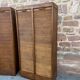 Furniture slided curtain slider in oak 1950