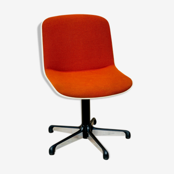 Fauteuil orange par comforto design années 70