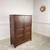 Small 1950s oak wardrobe