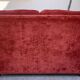 Coral velvet toad sofa