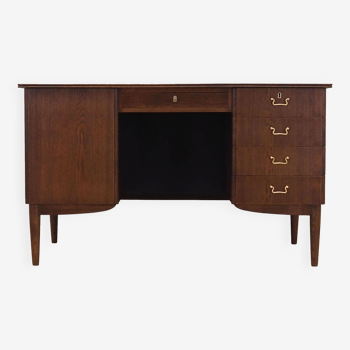 Oak desk, Danish design, 1970s, production: Denmark