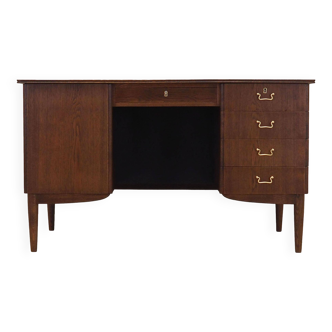 Oak desk, Danish design, 1970s, production: Denmark