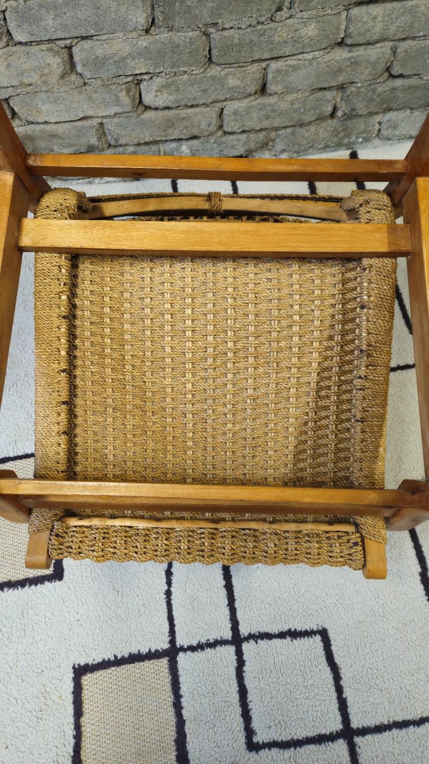 Erich Diekmann rope armchair 1960
