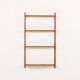 Danish mid century teak shelves, set of 4, 1960s