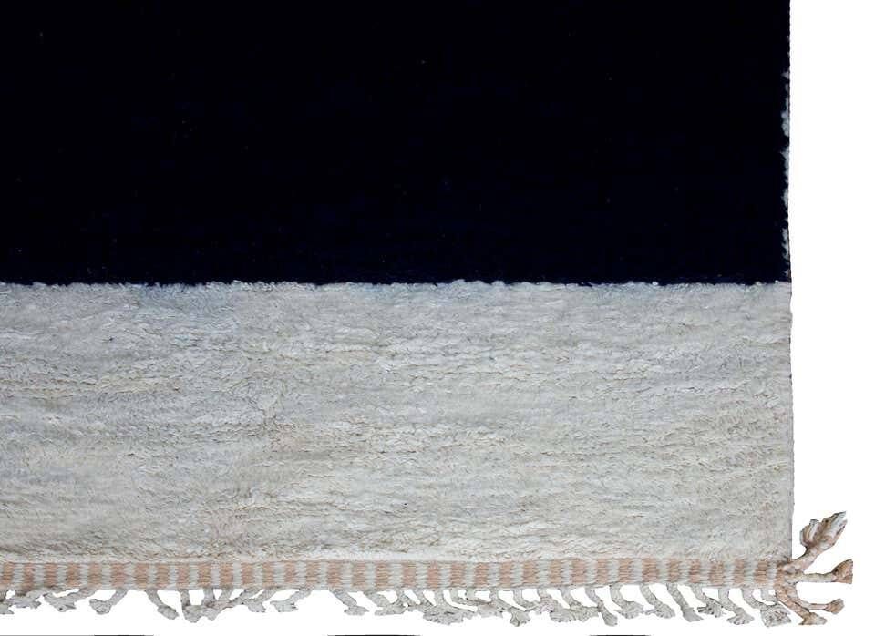 Small Moroccan wool rug 200cmx100cm traditional cotton
