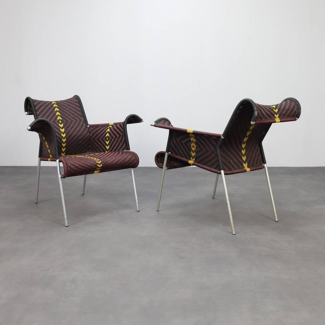 Ensemble de 2 fauteuils « Iris » de Dominique Pétot pour Moroso, 2009