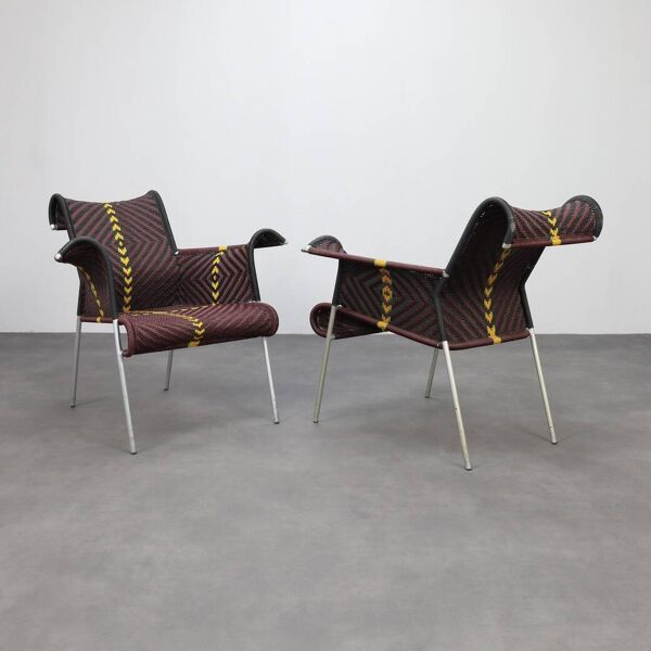 Ensemble de 2 fauteuils « Iris » de Dominique Pétot pour Moroso, 2009